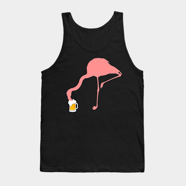 'Flamingo Loves Beer' Amazing Bird Lover Gift Tank Top by ourwackyhome